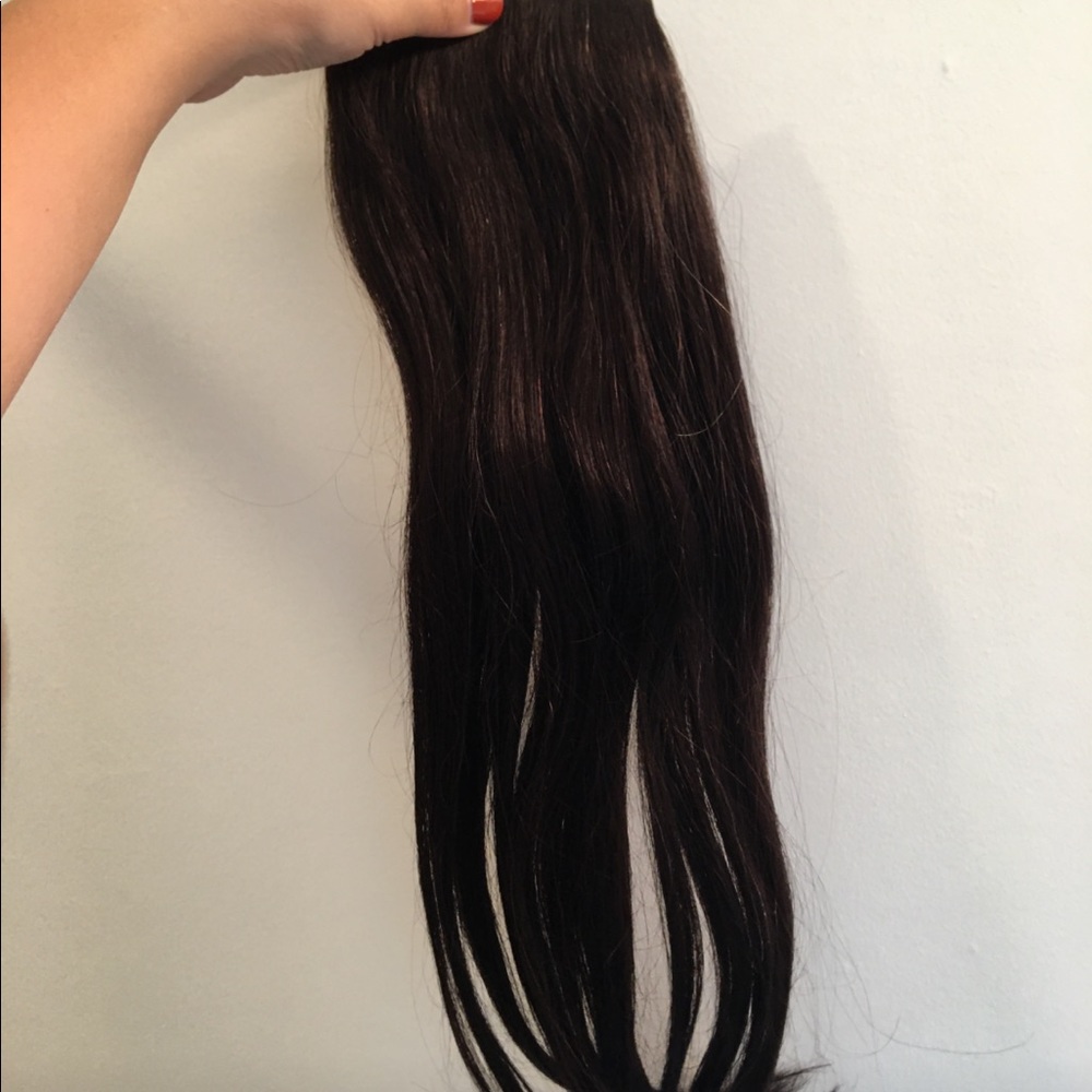 Barefoot Blonde UP Hair Extension in Blackberry